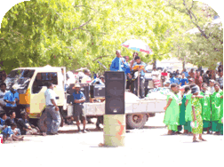 Outreach truck in full swing