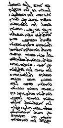 Syriac Curetuonian Gospel Matthew XV 20-25